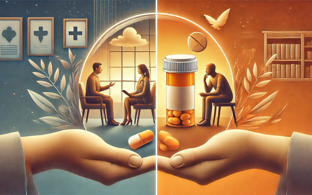 Psykoterapi og medicin: Skal man tage piller eller tale om sine følelser?
